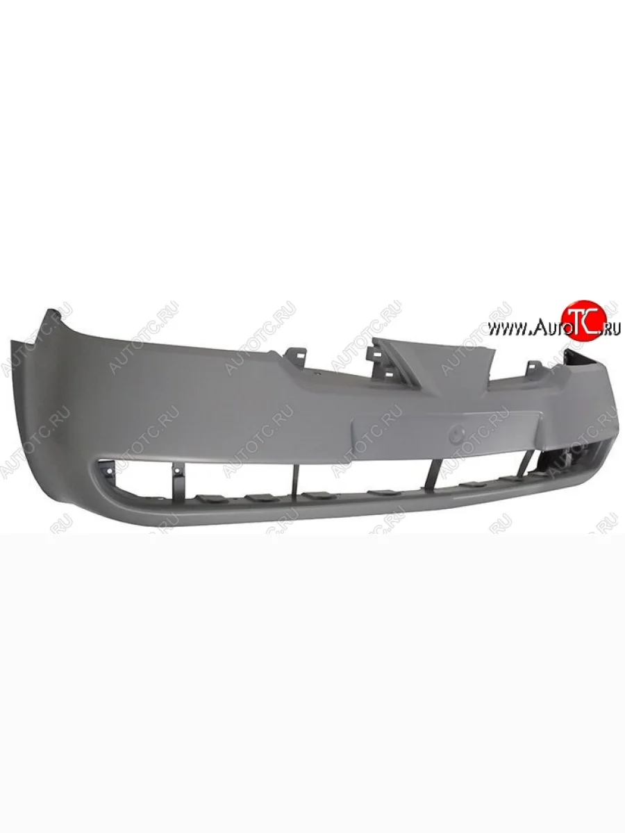 Бампер передний (пр-во Тайвань) SAT Nissan Primera 3 P12 седан (2001-2008) (Неокрашенный)  в Керчи Республика Крым