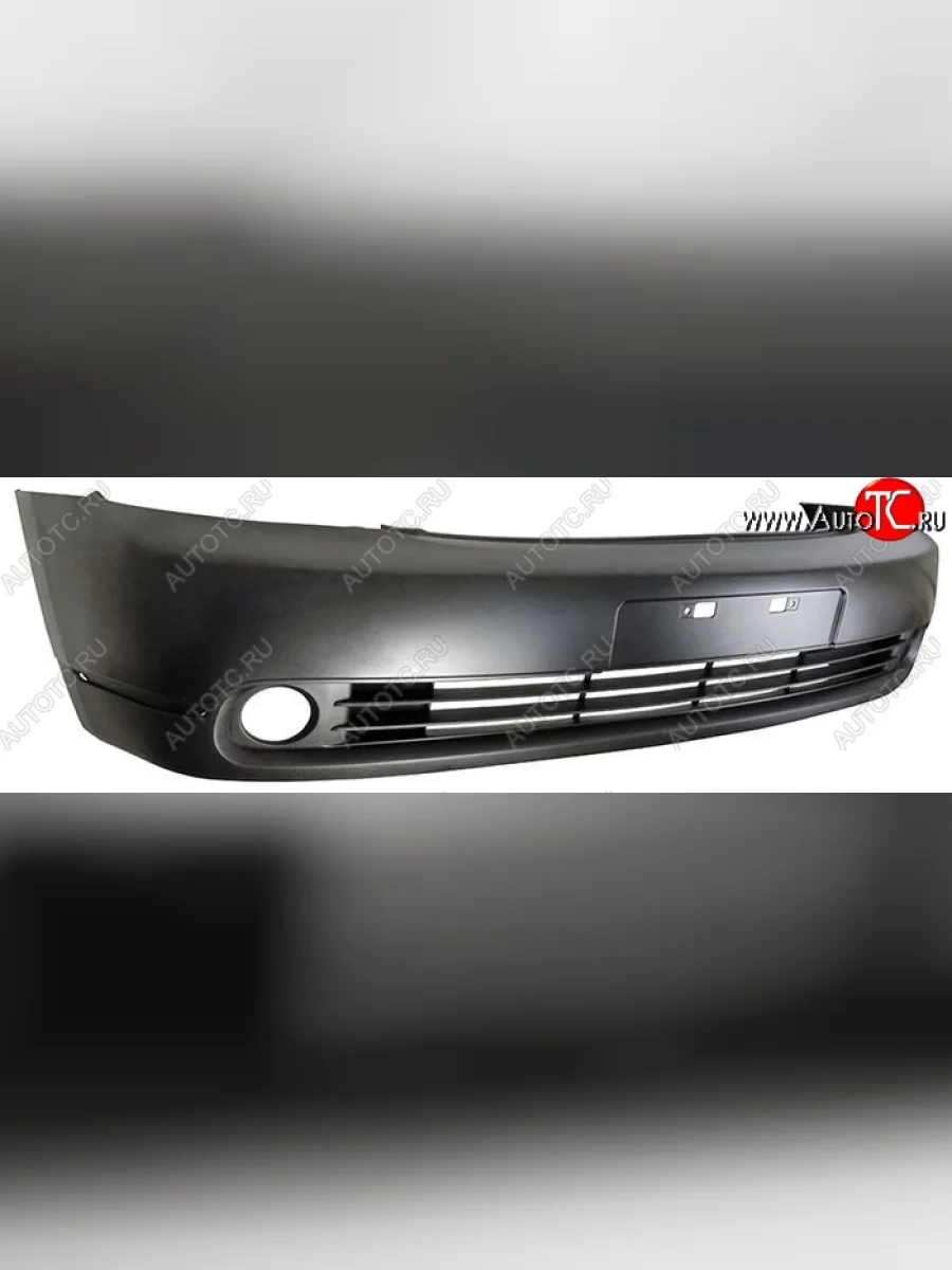 Бампер стандартный (под круглые туманки) SAT Nissan Teana 1 J31 дорестайлинг (2003-2005) (Неокрашенный)  в Воронеже Воронежской области
