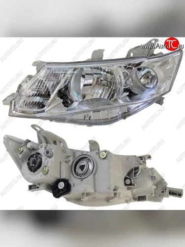 Левая фара SAT (хром) Toyota Allion T260 седан дорестайлинг (2007-2010)