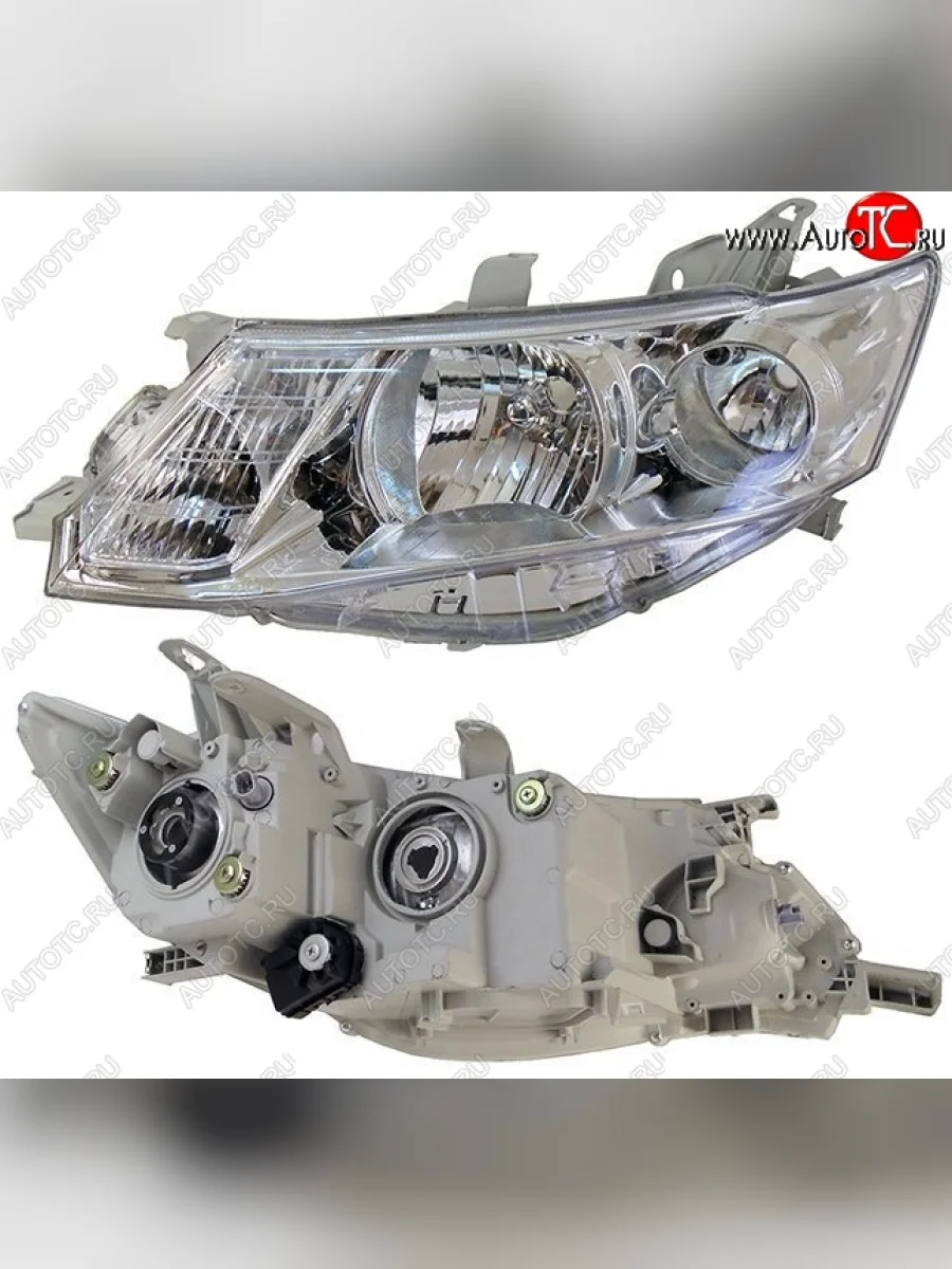 Левая фара SAT (хром) Toyota Allion T260 седан дорестайлинг (2007-2010)  в Керчи Республика Крым