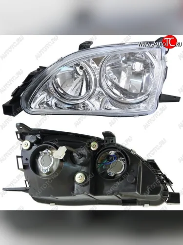 Левая фара SAT Toyota Avensis T220 седан рестайлинг (2000-2003)