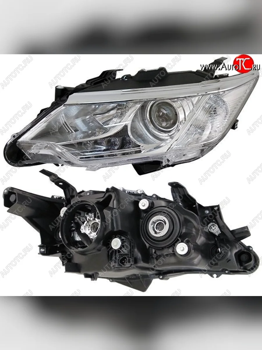 Левая фара SAT (под ксенон, ДХО, с электрокорректором) Toyota Camry XV55 1-ый рестайлинг (2014-2017)  в Самаре Самарской области