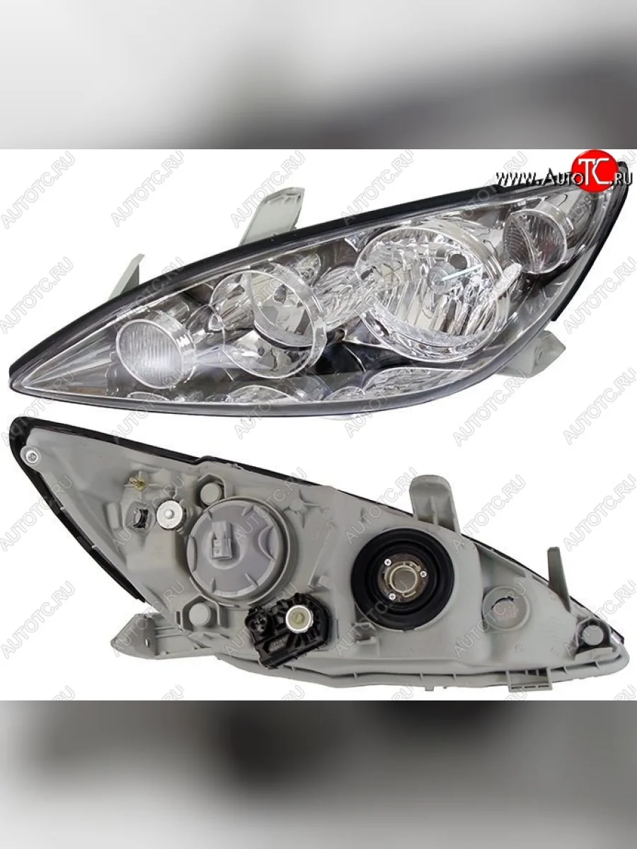 Левая фара SAT (длинное ухо, с электрокорректором) Toyota Camry XV30 рестайлинг (2004-2006)  в Самаре Самарской области