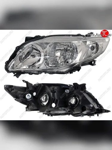 Левая фара SAT (с электрокорректором) Toyota Corolla E140 седан дорестайлинг (2007-2010)