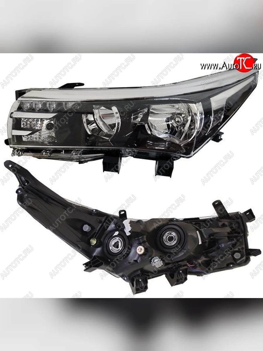 Левая фара SAT (диодная) Toyota Corolla E180 дорестайлинг (2013-2016)  в Самаре Самарской области
