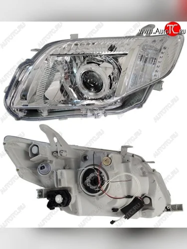 Левая фара SAT (линза, диодная) Toyota Corolla Axio  (E140) седан - Corolla Fielder  E140