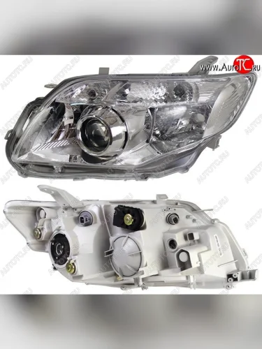 Левая фара SAT (линза, под ксенон) Toyota Corolla Axio  (E140) седан - Corolla Fielder  E140