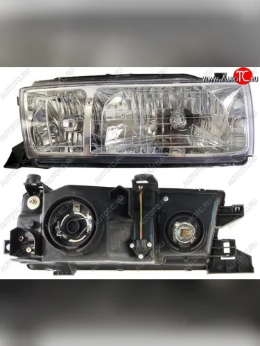 Левая фара SAT (хрусталь) Toyota Cresta X90 (1992-1996)