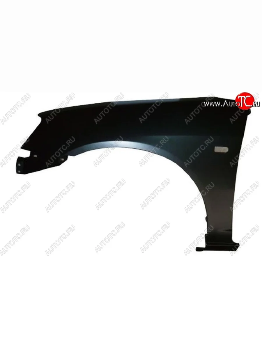 Переднее левое крыло SAT (с отверстием под повторитель, Тайвань) Honda Civic ES седан дорестайлинг (2000-2003) (Неокрашенное)  в Воронеже Воронежской области
