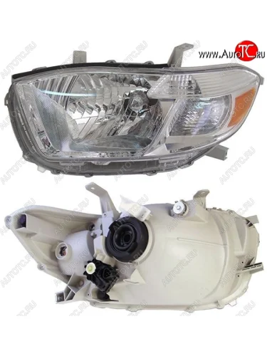Левая фара SAT Toyota Highlander XU40 дорестайлинг (2007-2010)