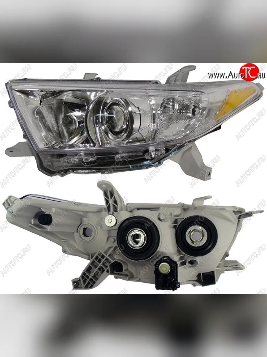 Левая фара SAT Toyota Highlander XU40 рестайлинг (2010-2013)  в Керчи Республика Крым