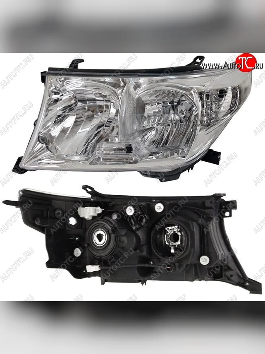 Левая фара SAT (под ксенон, с электрокорректором) Toyota Land Cruiser 200 дорестайлинг (2007-2012)  в Перми Пермском крае