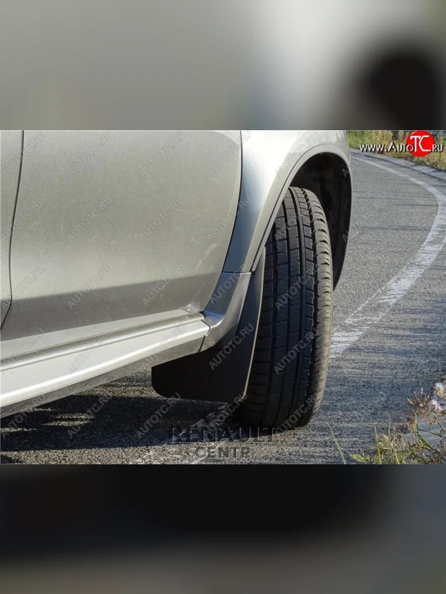 Брызговики Duster-Guard ПЕРЕДНИЕ широкие (2 шт) NISSAN Terrano 2014- Nissan Terrano D10 дорестайлинг (2013-2016)  в Перми Пермском крае