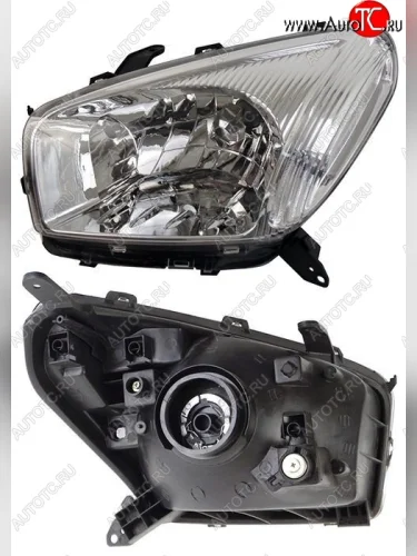 Левая фара SAT (белый поворот) Toyota RAV4 CA20 3 дв. дорестайлинг (2000-2003)