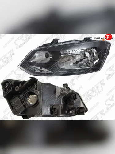 Левая фара SAT Volkswagen Polo Mk5 6R,6C,61 седан дорестайлинг (2009-2015)