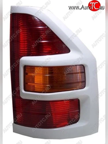 Левый задний фонарь SAT (белая окантовка) Mitsubishi Pajero ( 3 V70,  3 V60) (1999-2003) дорестайлинг