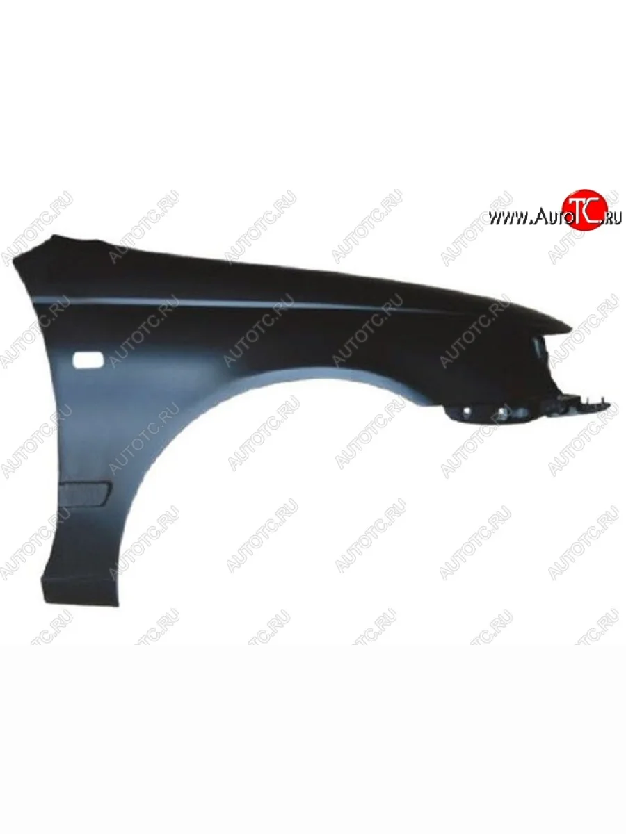 Переднее правое крыло SAT (с отверстием под повторитель, Тайвань) Toyota Carina T190 седан дорестайлинг (1992-1994) (Неокрашенное)  в Самаре Самарской области
