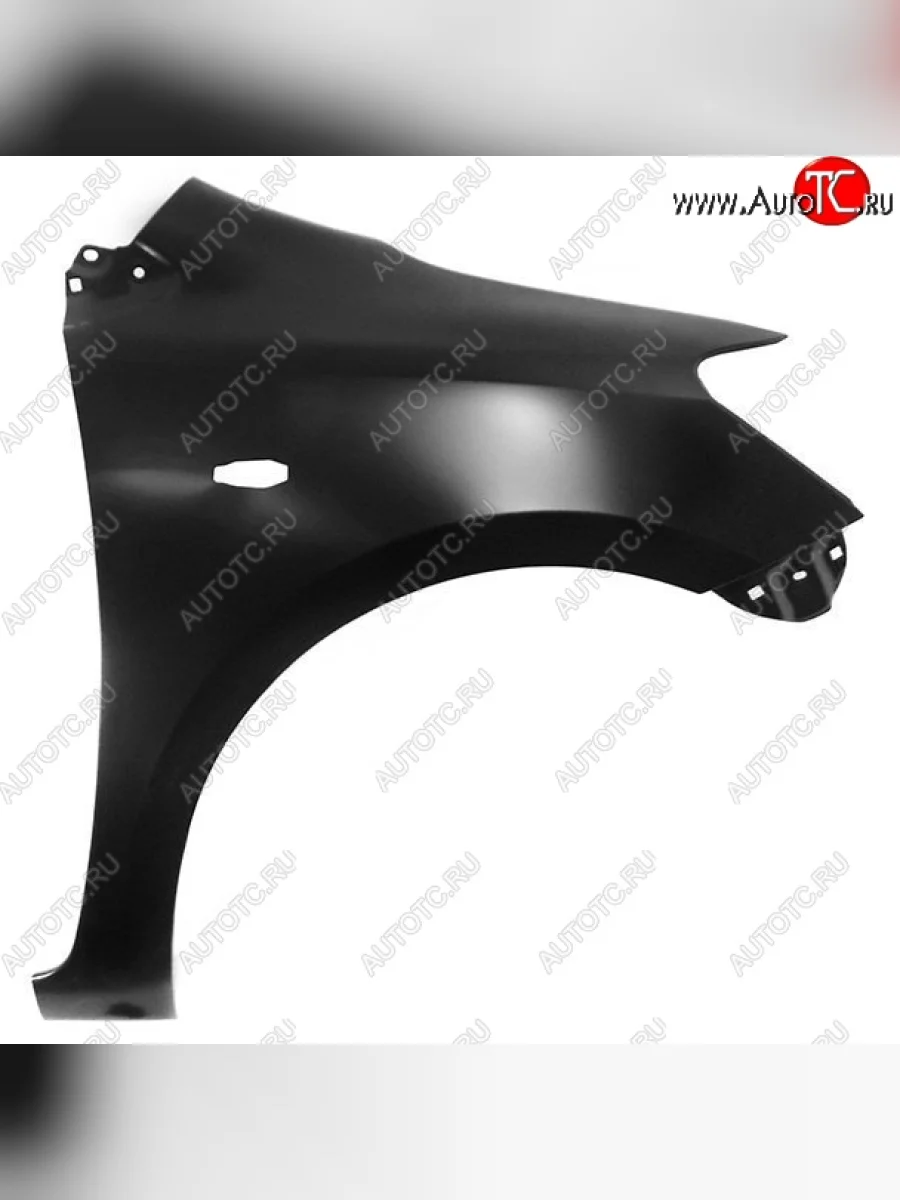 Переднее правое крыло SAT (с отверстием под повторитель, Тайвань) Toyota Belta/Yaris XP90 седан (2005-2012) (Неокрашенное)  в Самаре Самарской области