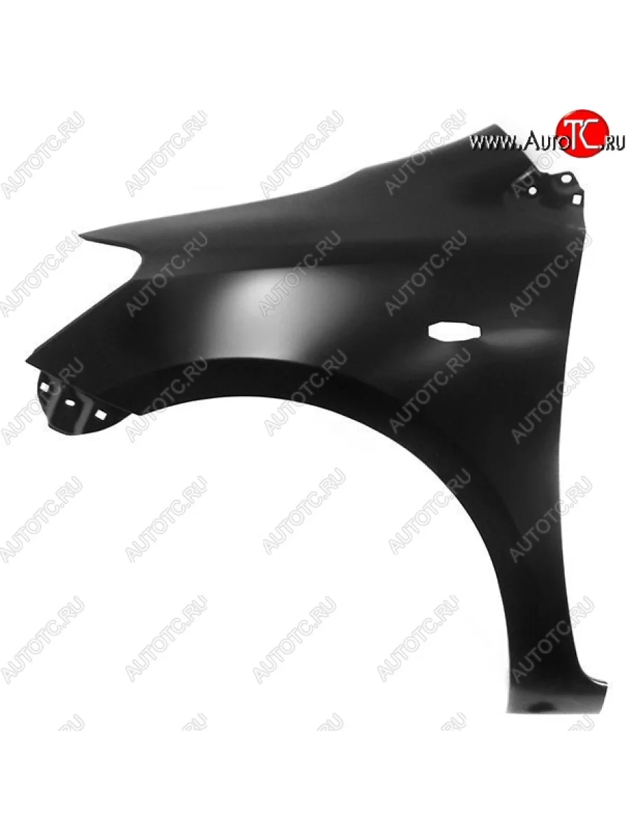 Переднее левое крыло SAT (с отверстием под повторитель, Тайвань) Toyota Belta/Yaris XP90 седан (2005-2012) (Неокрашенное)  в Перми Пермском крае