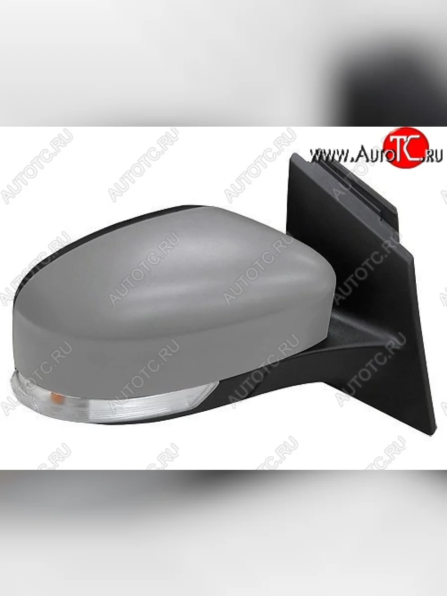 Боковое правое зеркало заднего вида SAT (обогрев, поворот, 8 конт) Ford Focus 3 хэтчбэк дорестайлинг (2010-2015) (Неокрашенное)  в Перми Пермском крае