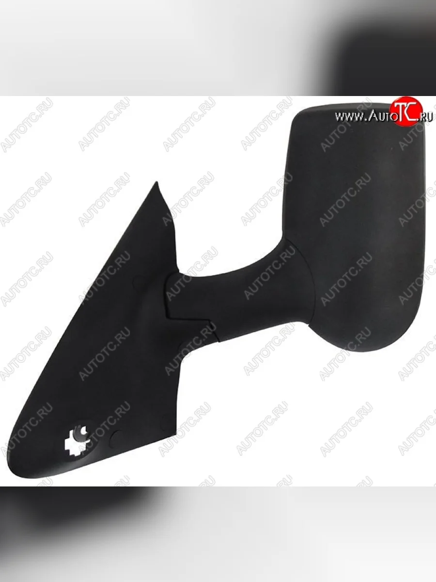 Боковое левое зеркало заднего вида SAT (обогрев, 5 контактов, длинное) Ford Transit цельнометаллический фургон (2006-2014) (Неокрашенное)  в Самаре Самарской области