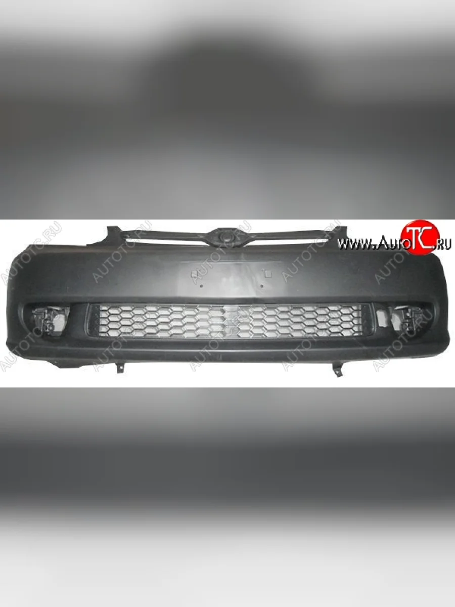 Бампер передний (пр-во Тайвань) SAT Toyota Platz рестайлинг (2002-2005) (Неокрашенный)  в Самаре Самарской области