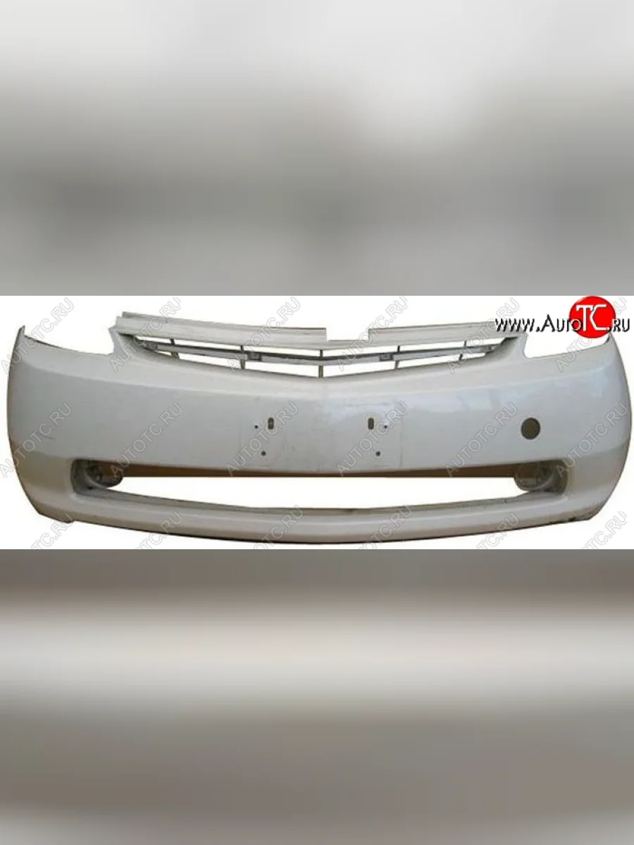 Бампер передний SAT (Тайвань) Toyota Prius XW20 дорестайлинг (2003-2005) (Неокрашенный)  в Керчи Республика Крым