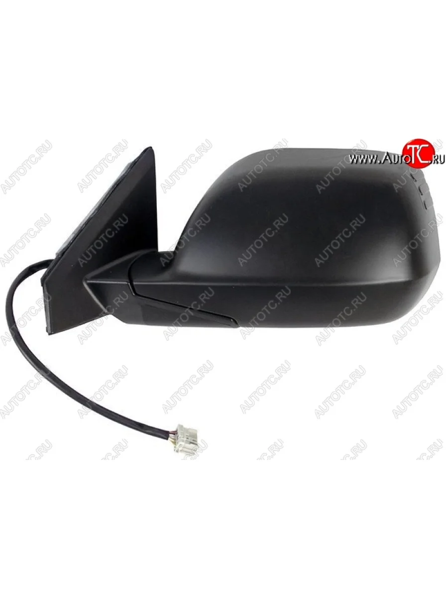 Боковое левое зеркало заднего вида SAT (регулировка, складывание, 7 контактов) Honda CR-V RE1,RE2,RE3,RE4,RE5,RE7 дорестайлинг (2007-2010) (Неокрашенное)  в Самаре Самарской области