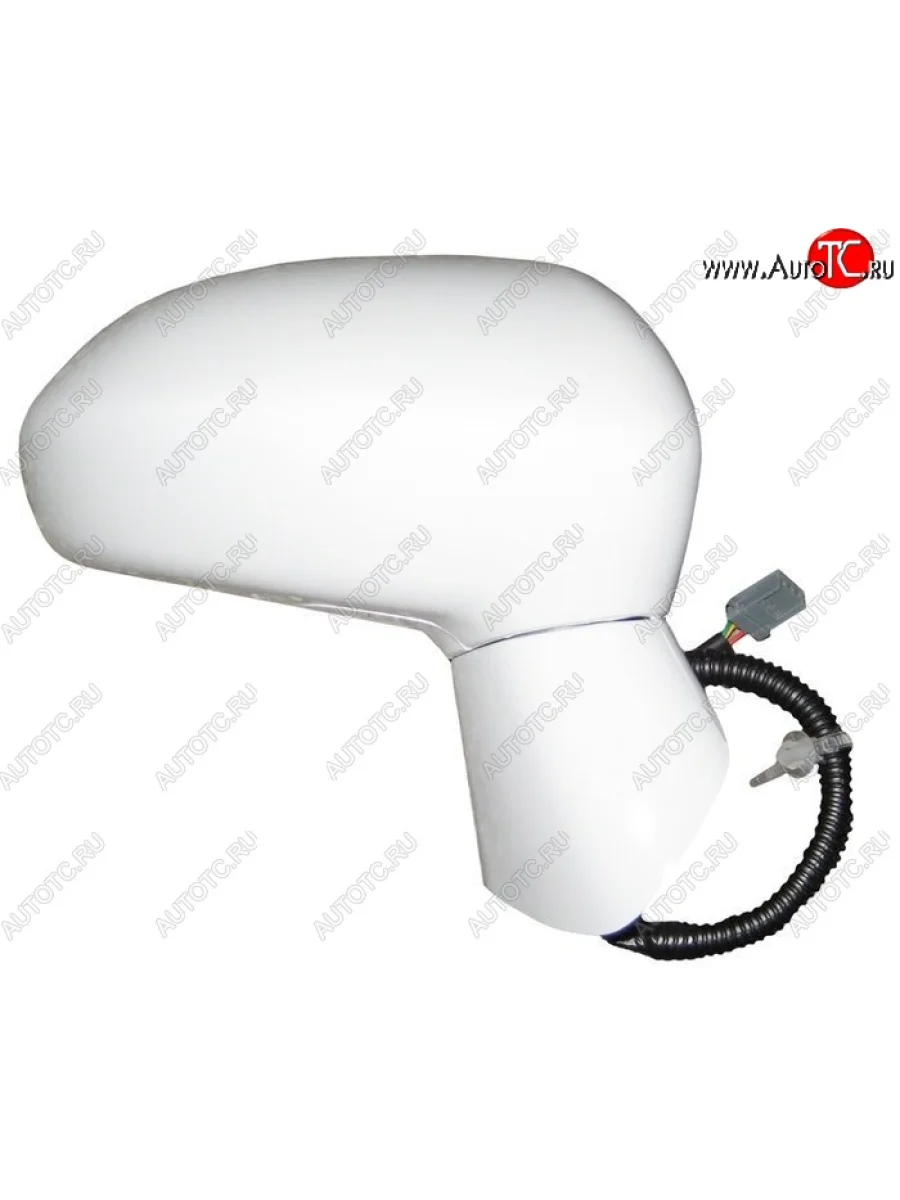 Боковое правое зеркало заднего вида SAT (3 контакта) Honda Fit Aria GD рестайлинг седан (2005-2009) (Неокрашенное)  в Керчи Республика Крым