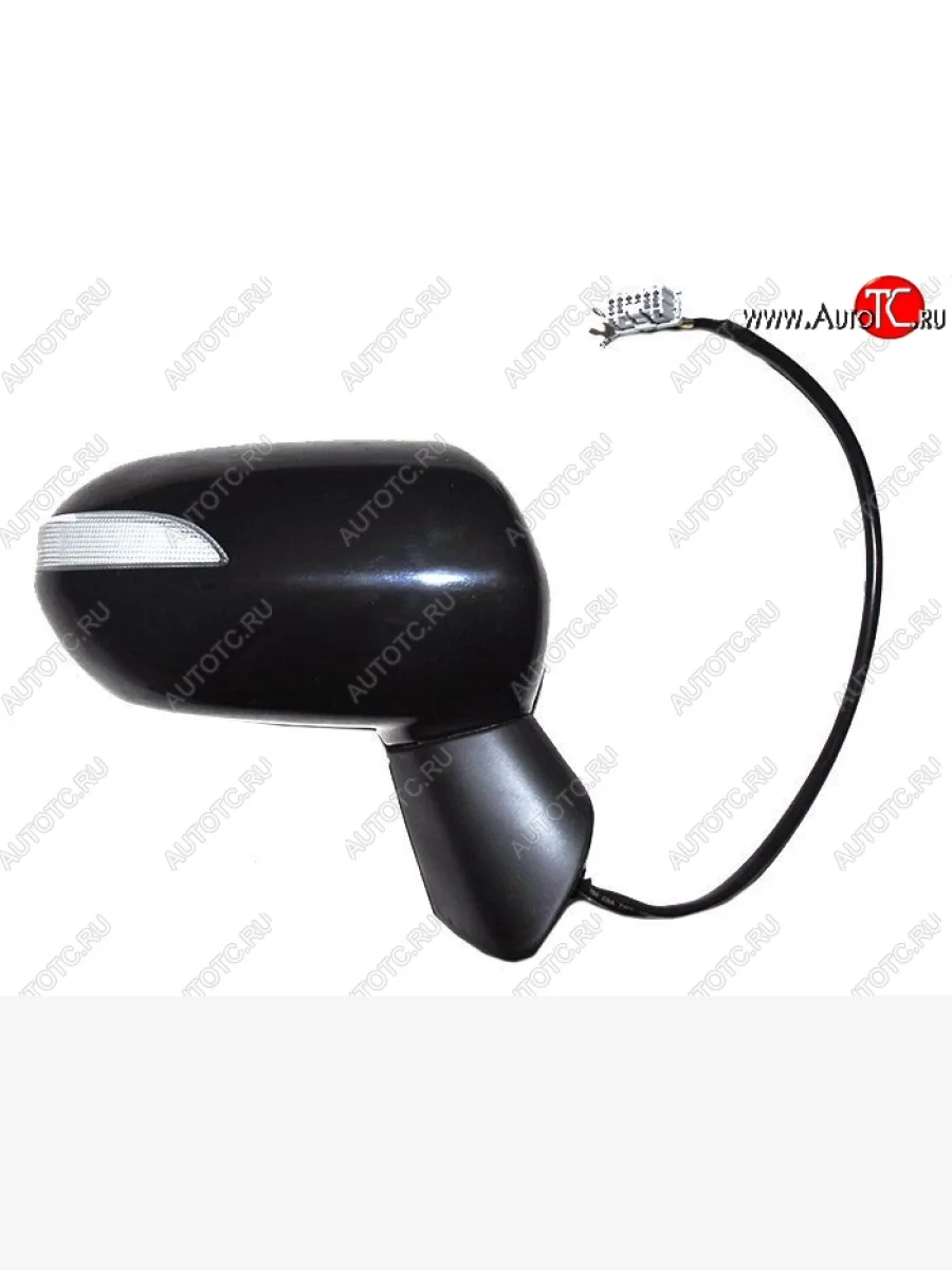 Боковое правое зеркало заднего вида SAT (складное, указатель поворот, 7 контактов)  Honda Fit (2004-2007) 1 (Неокрашенное)  в Самаре Самарской области