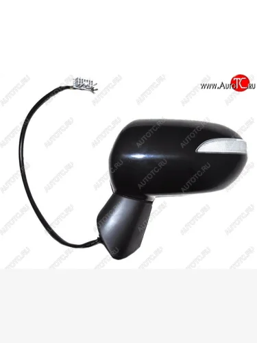 Боковое левое зеркало заднего вида SAT (складное, указатель поворота, 7 контактов) Honda Fit  1 (2004-2007) GD 1-ый рестайлинг, GD 2-ой рестайлинг