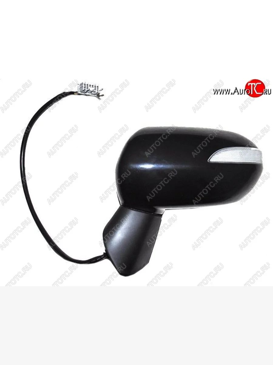 Боковое левое зеркало заднего вида SAT (складное, указатель поворота, 7 контактов)  Honda Fit (2004-2007) 1 (Неокрашенное)  в Самаре Самарской области