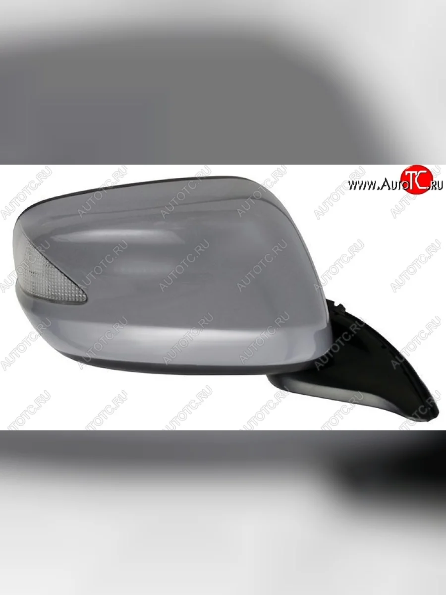 Боковое правое зеркало заднего вида SAT (складное, обогрев, поворот, 9 контактов) Honda Fit GE дорестайлинг (2007-2010) (Неокрашенное)  в Воронеже Воронежской области