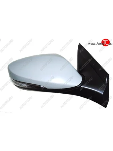 Боковое правое зеркало заднего вида SAT (обогрев, 5 контактов) Hyundai Solaris RBr седан дорестайлинг (2010-2014)