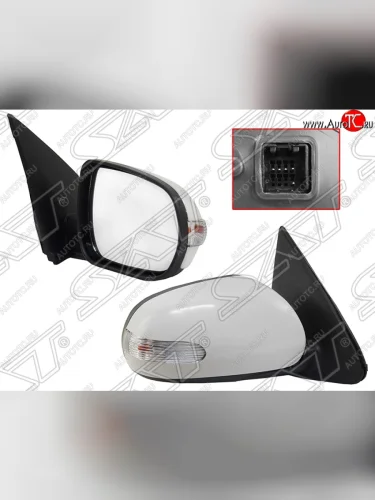 Боковое зеркало заднего вида SAT (поворот, 5 контактов) KIA Cerato  2 TD (2008-2013) седан