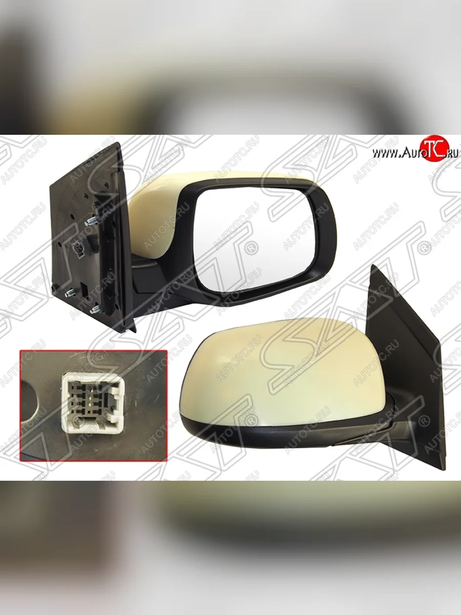 Боковое правое зеркало заднего вида SAT (указатель поворота, 5 контактов) KIA Picanto 2 TA хэтчбэк 3 дв. рестайлинг (2015-2017) (Неокрашенное)  в Керчи Республика Крым