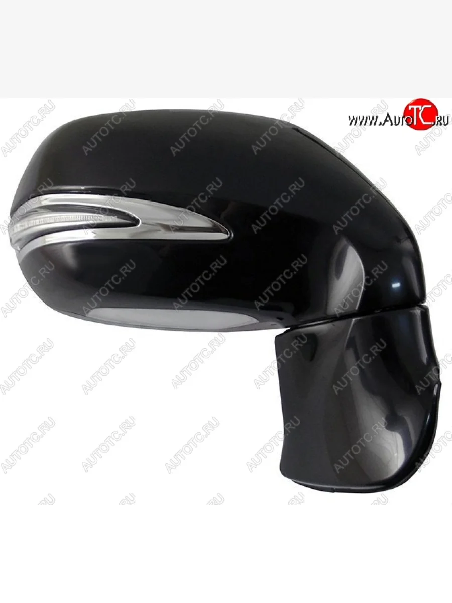 Боковое правое зеркало заднего вида SAT (обогрев, указатель поворота, память, подсветка, 11 контактов) Lexus RX450H AL10 дорестайлинг (2009-2012) (Неокрашенное)  в Самаре Самарской области