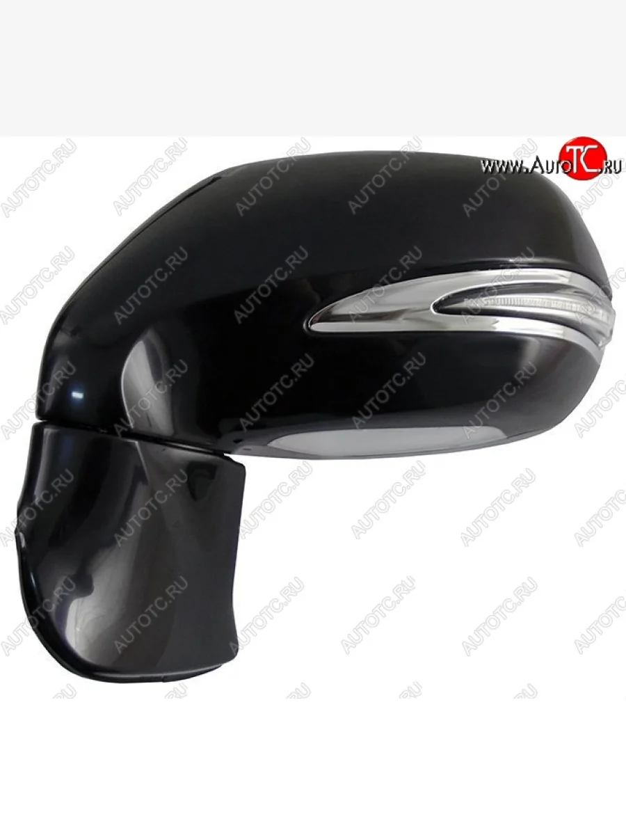 Боковое левое зеркало заднего вида SAT (обогрев, указатель поворота, память, подсветка, 11 контактов) Lexus RX450H AL10 дорестайлинг (2009-2012) (Неокрашенное)  в Самаре Самарской области