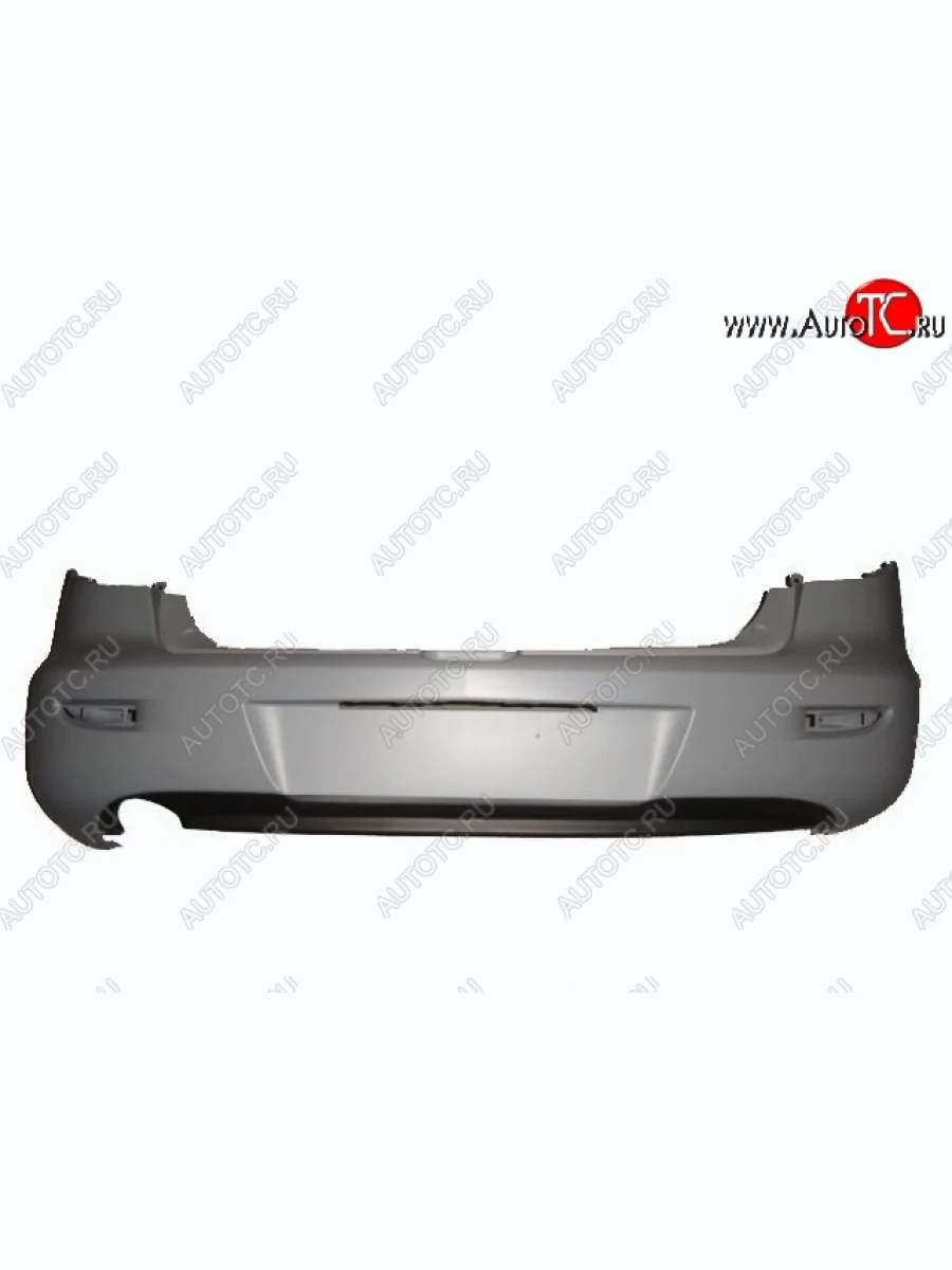 Бампер задний SAT (Тайвань) Mazda 3/Axela BK дорестайлинг, хэтчбэк (2003-2006) (Неокрашенный)  с доставкой в г. Керчь