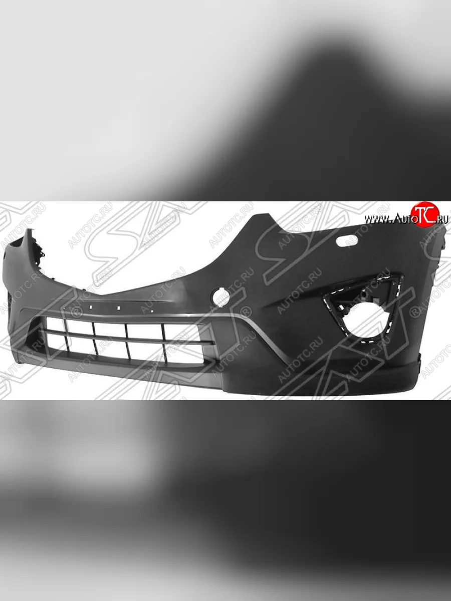 Бампер передний SAT (под омыватели) Mazda CX-5 KE дорестайлинг (2011-2014) (Неокрашенный)  в Керчи Республика Крым