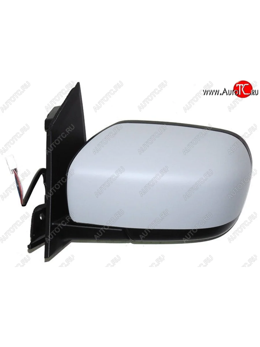 Боковое левое зеркало заднего вида SAT (складное, 5 контактов) Mazda CX-7 ER дорестайлинг (2006-2010) (Неокрашенное)  в Самаре Самарской области