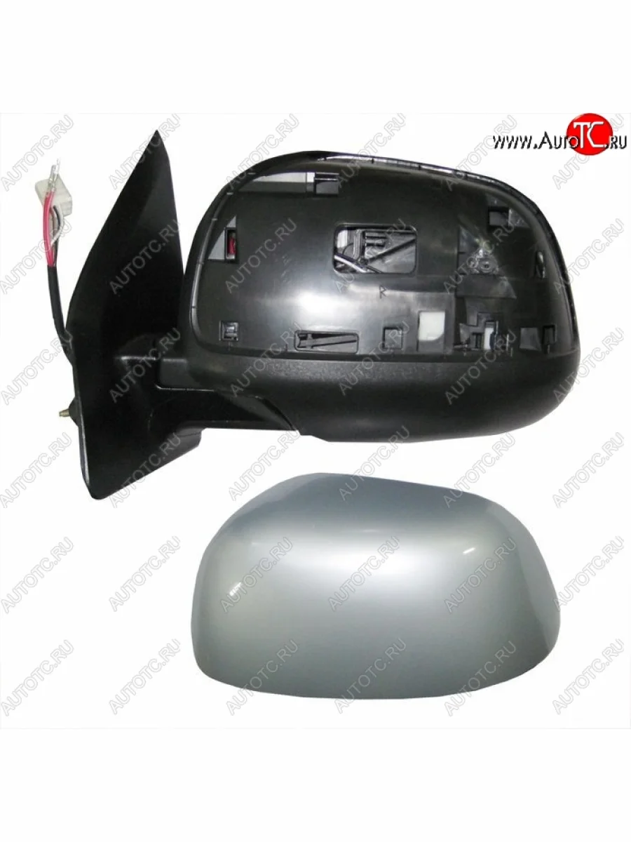 Боковое левое зеркало заднего вида SAT (обогрев, 5 контактов) Mitsubishi ASX дорестайлинг (2010-2012) (Неокрашенное)  в Самаре Самарской области