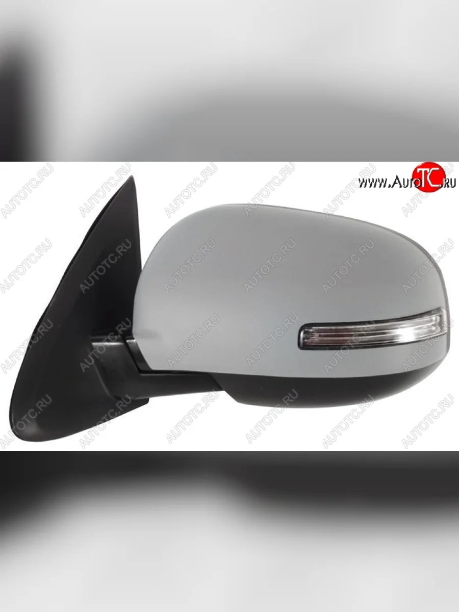 Боковое левое зеркало заднего вида (9 контактов, складное/обогрев/поворотник) SAT Mitsubishi Outlander GF дорестайлинг (2012-2014) (Неокрашенное)  в Керчи Республика Крым