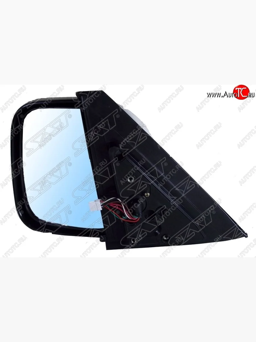 Боковое левое зеркало заднего вида SAT (5 контактов) Mitsubishi Pajero 3 V70 дорестайлинг (1999-2003) (Неокрашенное)  в Керчи Республика Крым