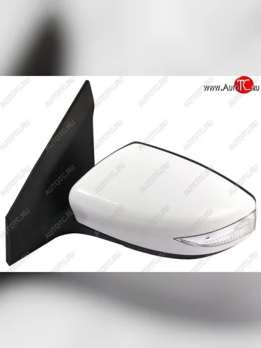 Боковое левое зеркало заднего вида SAT (складное, поворотник, обогрев, 9 контактов) Nissan Sentra  7 (2014-2017) B17