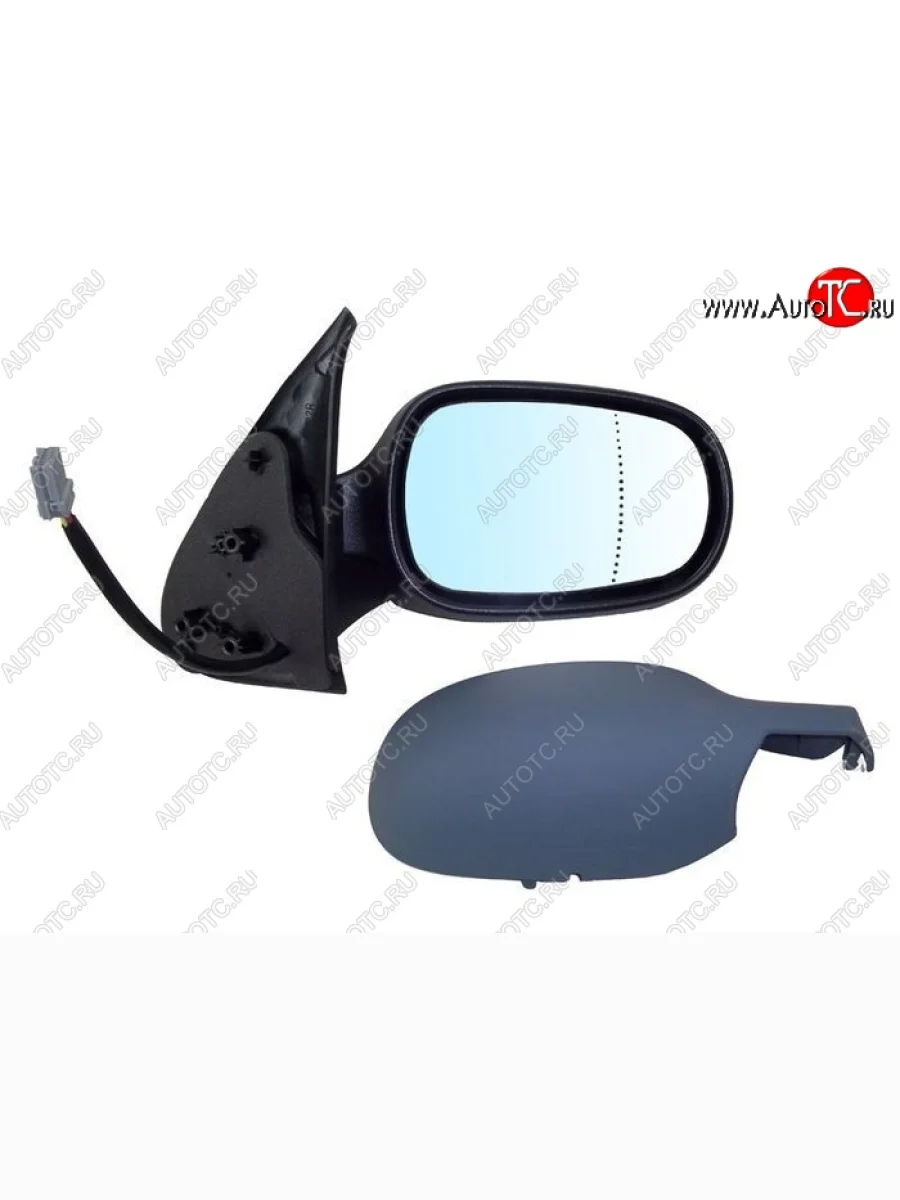 Боковое правое зеркало заднего вида SAT (обогрев, 5 контактов)  Nissan Micra (2002-2010) K12 (Неокрашенное)  в Самаре Самарской области