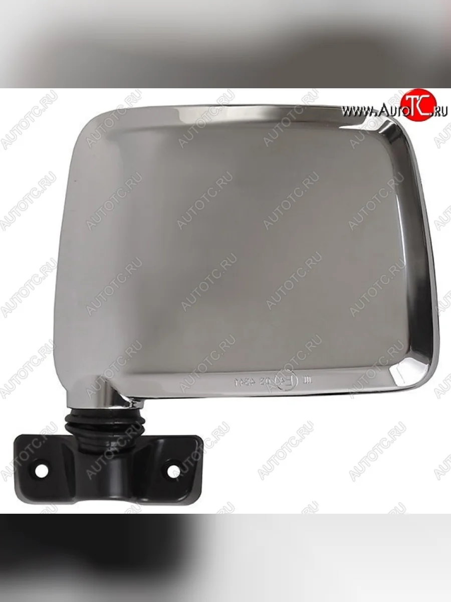 Боковое левое зеркало заднего вида SAT (механическое, хром)  Nissan Patrol (1987-1997) 4  в Самаре Самарской области