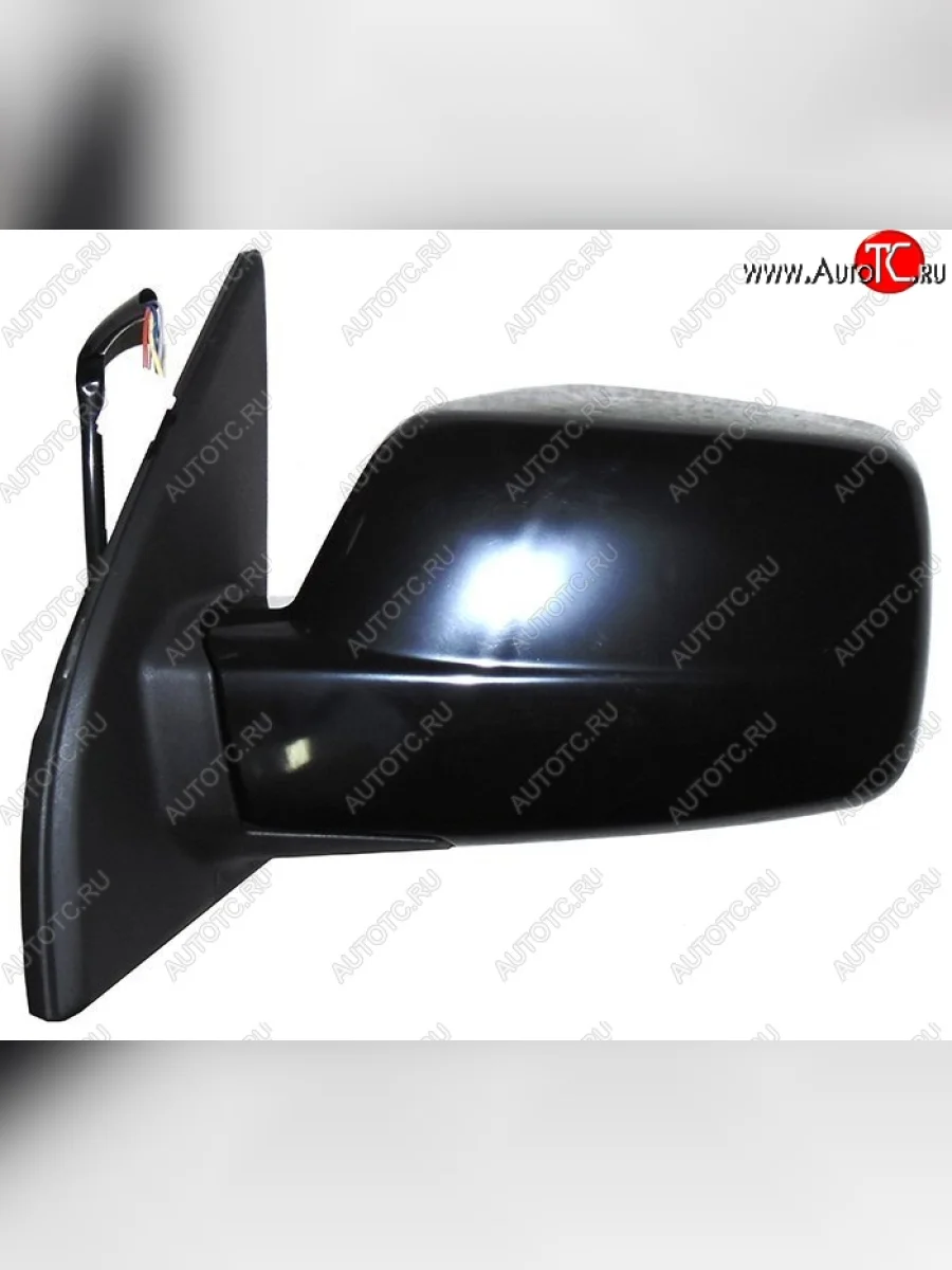 Боковое левое зеркало заднего вида SAT (складное, 5 контактов) Nissan X-trail 1 T30 дорестайлинг (2000-2003) (Неокрашенное)  в Керчи Республика Крым