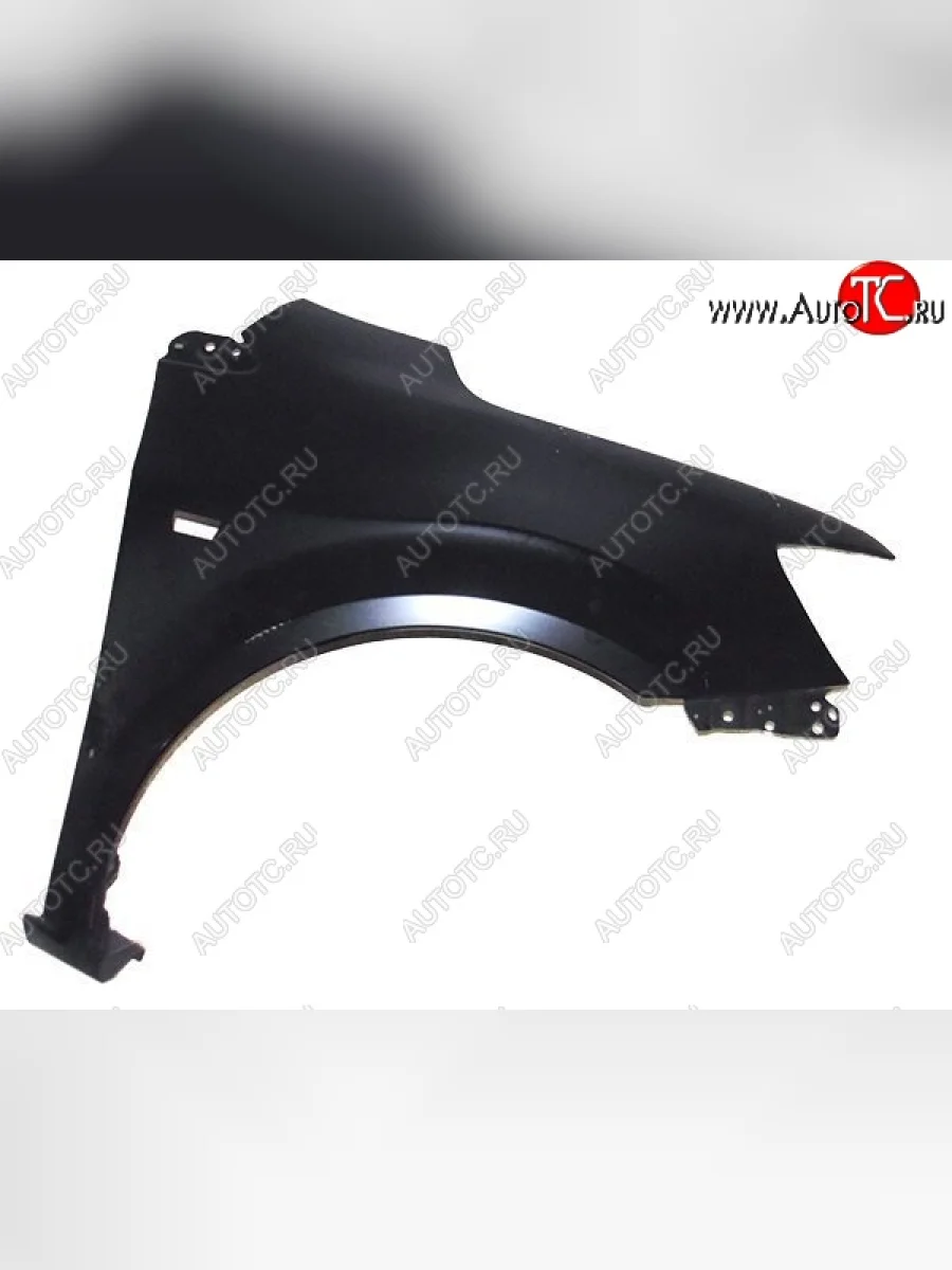 Правое крыло SAT (с отверстием под повторитель, пр-во Тайвань) Chevrolet Aveo T300 хэтчбек (2011-2015) (Неокрашенное)  в Керчи Республика Крым