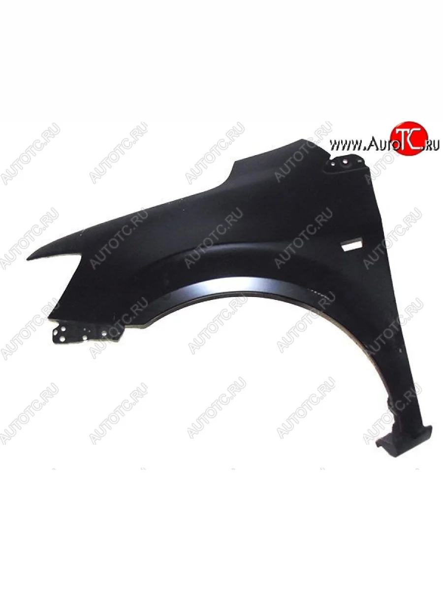 Левое крыло SAT (с отверстием под повторитель, пр-во Тайвань) Chevrolet Aveo T300 хэтчбек (2011-2015) (Неокрашенное)  в Керчи Республика Крым